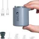 FLEXTAILGEAR Tiny Portable Air Pump Ultra-Mini, with 1300mAh Battery USB Rechargeable to Inflate Deflate for Pool Floats Air Bed / Mattress Swimming Ring Vacuum Storage Bags