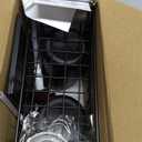 Cisily Kitchen Dish Soap Dispenser Set with 2 Pack 16.9oz Black Glass Bottle and Sponge Holder, Dish Soap Dispensers with Adjustable Sponge Holder, Vintage Hand and Dish Soap Dispensers Set