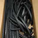 Lalahoni Garden Trellis for Climbing Plants Outdoor, Plant Support for Potted Flowers Vegetable Vine Indoor Outdoor, Garden Obelisk, 6ft Tall Rose Trellis, Black, 1pc