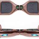 6.5'' Self Balancing Hoverboard Chrome Series, w/Wireless Speaker, UL2272 Certified (Chrome Black)