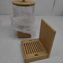 Honey-Can-Do Bamboo Cereal Dispenser, Food Storage Container for Pantry, Kitchen Counter, Organization and Storage KCH-09867 Natural