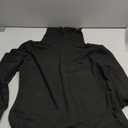 POPZONE Women's Lettuce Trim Mockneck Long Sleeve Slim Fit Ribbed Knit Tee Shirt (Black, Medium)