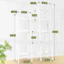 Yoobure Ladder Shelf, 5 Tier Tall Ladder Bookshelf Corner Shelf, Industrial Book Shelf Ladder Bookcase Narrow, Standing Storage Shelves Display Shelf for Bedroom Living Room Office Kitchen Bathroom