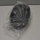 Plastic Fast Food Baskets with Paper Liners, 10.46.3 in Black Baskets & 1212 in Red Liners, Set of 10 Baskets & 100 Sheets for Burgers, Fries, Sandwiches, Parties, BBQ & Birthday