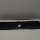 24'' Longer Faucet Mat for Kitchen Sink Splash Guard[7 Slope Fast Self-draining][Snap Lock Fit]Kitchen Sink Faucet Mat Splash Guard Kitchen Sink Area Water Splash Guard Behind Faucet Draining Mat (24" x 5.5", Black)