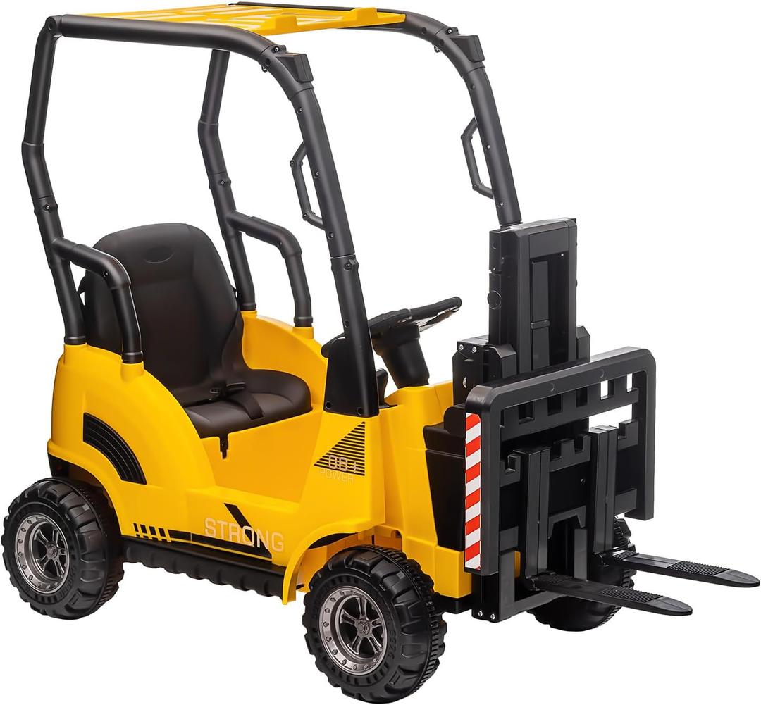 12V Electric Ride On Forklift Car for Kids with Remote Control, 46 inches x 21.6 inches x 38.5 inches