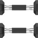 Hex Dumbbell Set 2.5lb, Rubber Encased Hex Dumbbells for Home Gym, Weights Dumbbells Set of 2 Hand Weights for Strength Training & Fitness Exercise