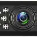 Car Backup Camera HD Night Vision Rear View Camera License Plate Camera with 9 LED Lights, Font & Rear Camera, Wide View Angle, IP69K Waterproof Reverse Camera for Cars,SUV,Trucks,RV, Pickup