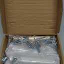 khtumeware 10 Pack 5" Drawer Pulls Brushed Brass Cabinet Cup Pulls Kitchen Hardware Cabinet Handles Drawer Handles Knobs 5 inch Hole Center