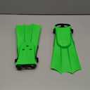 Colaxi Scuba Diving Fins Swimming Flippers Professional Traveling Lightweight Adjustable Snorkeling Fins Swim Fins for Professionals (Green 36 to 40)