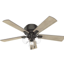 Hunter Crestfield Indoor Low Profile Ceiling Fan with LED Light and Pull Chain Control, 52", Noble Bronze
Amazon's
Choice