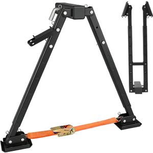 17''-30'' Foldable Retractable RV Hitch Stabilizer for 2" Hitch Receivers