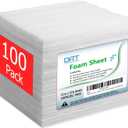 100 Pack Foam Sheets, DAT 12" x 12", 1/16" Thickness, Foam Wrap Cushioning Material, Moving Supplies for Packing Storage and Shipping