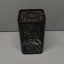 Uonlytech Tree Shadow Lamp Shade Square Forest Lighting Shade Hollow out Metal Light Shade for Bedroom Living Room Black