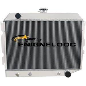 3 Row Core Aluminum Radiator for 1968-1974 Dodge Challenger Coronet Charger, 68-73 Plymouth Gtx Road Runner Belvedere Barracuda Satellite 26" Wide Core -Small Block