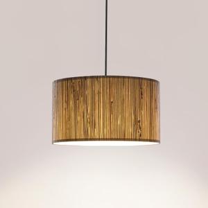Farmhouse Chandelier for Dining Room, 14" Modern Minimalist Chic Pendant Lamp Shade, Boho Ceiling Light for Kitchen, Living Room, Bedroom, Entryway (Black)