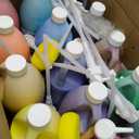 Smallbudi 15 Colors Large Acrylic Paint Set (33.8 oz,1000 ml) Art Painting Bulk Supplies for Multi Surface Canvas Wood Leather Fabric Rock Craft, Non Toxic Paint for Kid & Adult with Pump, Color Wheel, 33.8 Fl Oz