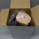 SOPHIRE 20-22 inches 100% Real Human Hair Mannequin Head, Hairdressers' Practice Training Head and Cosmotology Doll Head for Hairstyling and Braid - Dark Brown