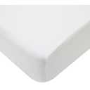 American Baby Company Heavenly Soft Chenille Fitted Crib Sheet 28" x 52", Warm and Cozy Neutral Chenille Sheet, White, for Boys and Girls, Fits Crib and Toddler Bed mattresses