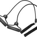 DYNWAVE 1Pair Exercise Bands with Handles,Trampoline Resistance Bands Workout Strength Training Equipment,Pull Rope for Muscle Toning