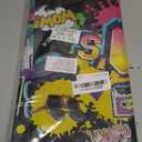 Tegeme 6 Pcs 90s Plastic Party Table Cover Back to The 90's Tablecloth 90s Birthday Party Decoration The 90's Hip Hop Supplies Throwback Birthday Decor for Room Kitchen 54 x 108 Inch