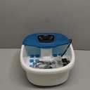 FIAHNG Foot Spa Massager with Heat, Bubbles, Vibration & Pedicure Foot Spa Massager for Feet Stress Relief