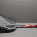 TABOR TOOLS Snow Scoop with Fiberglass Handle, 15 Inch Wide Blade, Large Snow Shovel and Mulch Scoop with Comfortable D Grip Handle. J218A. (Snow Scoop, Short 26 Inch Handle)