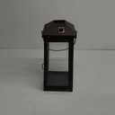 Bronze Modern Candle Lantern - 12 inches