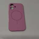 Miracase Compatible with iPhone 16 Case, [Soft Anti-Scratch Microfiber Lining], Compatible with MagSafe, Liquid Silicone Case Shockproof Drop Protection Phone Case for 16,Blackcurrant