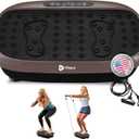 Lifepro HexaPlate Lite Vibration Plate Exercise Machine with Magnetic Acupoints - Full Body Vibration Platform for Beginners and Recovery - Lymphatic Drainage Massager for Muscle Toning and Fitness