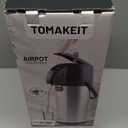 Airpot Coffee Dispenser Thermal with Pump,3L/102 Oz Insulated Stainless Steel Large Airpot Coffee Carafe Lever Action for Hot/Cold Water,Thermal Carafe for Hot Cocoa for Parties (101.4 Ounces)