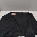 Womens Bolero Shrug Sweaters Long Sleeve Open Front Rib Knit Cropped Cardigan Sweater (Small, Black)