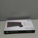 Redragon S156 Wireless Keyboard and Mouse with Tri-Mode, Mechanical Feel Keyboard and 4800 DPI 61G Ultra-Light Gaming Mouse, RGB Backlit, 4 Macro Keys, Long Battery Life for PC, Mac, Ideal for Gamer