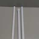 White Tension Curtain Rod for Windows 28 to 48 inch, Adjustable Expandable Pressure Spring Curtain Rod No Drilling, 7/8" Curtain Rod for Bedroom Doorway Closet Door