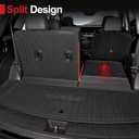 Cargo Mat for 2026 Hyundai Palisade 7/8 Seat (Only Gas), All Weather TPE Durable Cargo Liner with Backrest Mat and Lower Trunk Mat for Hyundai Palisade