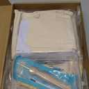 Reallnaive 47 Pcs Punch Needle Kit, Punch Needle Tool Mom Birthday Gift Adjustable Punch Embroidery Kits for Beginners Adults Embroidery Pen Set, Threader, Hoop Handmade Stitching Kit for Mom