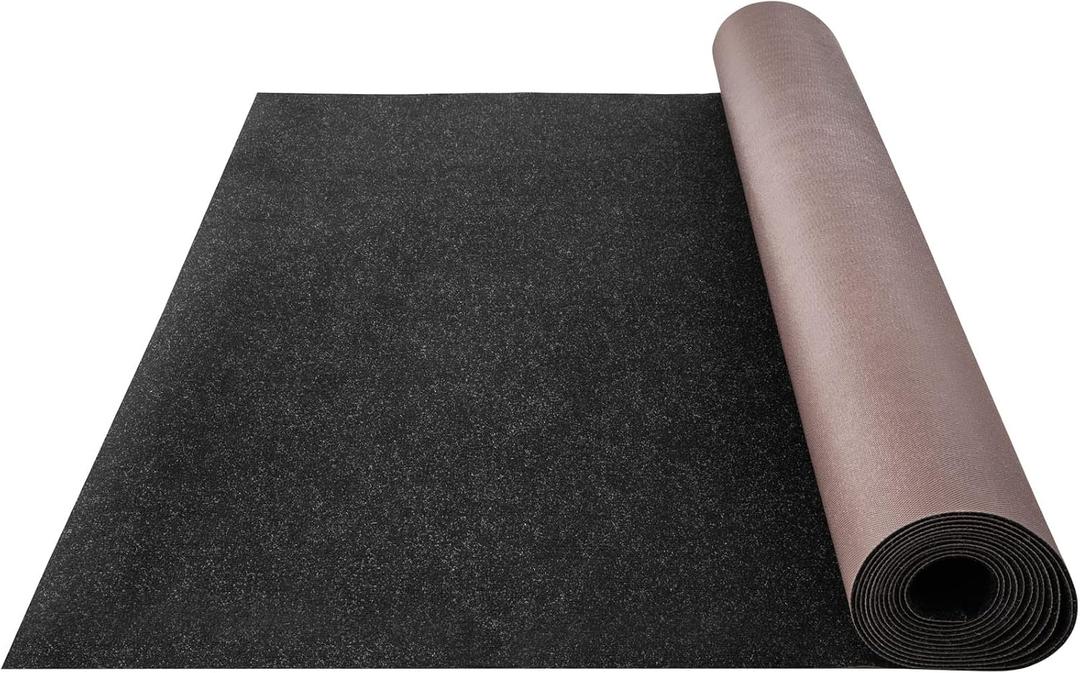 VEVOR Marine Carpet, 6 x 36 ft Indoor Outdoor Carpet Charcoal Black Marine Grade Boat Carpet, Marine Carpeting with Water-Proof TPR Backing Boat Carpeting Roll for Home Patio Porch