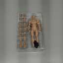 Fremego 1/12 Scale Male Action Figure,6inch Super Flexible Strong Muscular Figure Miniature Figures Body Doll with Interchangeable Hands and Accessories Collection (Yellow Skin)