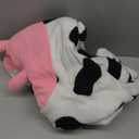 Spooktacular Creations Cow Pajamas, Plush Cow Costume Hooded, Halloween Costume Sleepwear for Cosplay Themed Parties (Small, 1 Pack)