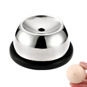 ChaLeeMoo Egg Piercer for Raw Eggs, Stainless Steel Egg Poker for Boiling Eggs, Great Eggshell Peeler Tool to Get Good Hard Boiled Eggs, Egg Hole Puncher Pricker with Retractable Pin, Black