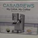 CASABREWS CM5418 Espresso Machine 20 Bar, Compact Espresso Maker with Steam Milk Frother, Stainless Steel Coffee Machine with 34oz Removable Water Tank for Cappuccino, Gift for Women or Men, Silver