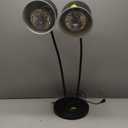 Food Heat Lamp: [Rapid-Heating Bulbs Included] [Steady Heating] Commercial Food Warmer Lamp, Electric Heat Lamp for Food Catering Food Warming Lamp for Buffet Parties (Painted Black, 32" (2-Head,N9