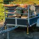 Telescoping Stabilizer Jack -Screw and Welding Installation-1 pc | BuyGoe More Convenient DIY it on Your Small Trailer,Load Capacity 2500 Pound