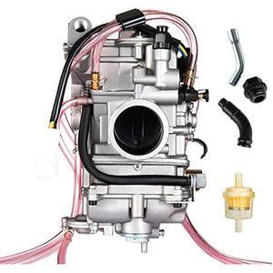 PUCKY Carburetor for YAMAHA YZ400F 1998-1999,YZ426F 2001-2002,YZ450F 2003-2009 WR400F 1998-2000 WR426F 2001-2002 WR450F 2003-2011 Replace for KEIHIN Flat side FCR40 FCR 40mm