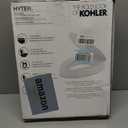 KOHLER 25875-0 Hyten 3" Height, Elevated Soft Close Elongated Toilet Seat, Contoured Seat with Grip-Tight Bumpers, Quick-Attach Hardware, No Slam Toilet Seat, White