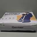 Wearable Heated Blanket with Foot Pocket, Electric Wearable Throw Blanket with Sleeves, Hood, Portable Heated Blanket with 8 Heat Settings, 1-10 Hours Auto Shut-off, Gift for Family, Friends, 50*70" (Beige)