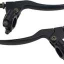 Left Right 7/8" 22mm Clutch Brake Handle Levers Perch Compatible with Honda XR80 XR100 CRF70 CRF80 CRF100 Pit Dirt Motor Bike Motocross