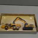 Top Race Construction Toys Set - Metal Excavator Toy, Dump Truck for Kids - Realistic Toy Trucks with Moving Parts for Indoor, Outdoor Play - Durable Construction Vehicles for Boys and Girls