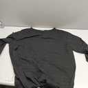 OFEEFAN Long Sleeve Shirts for Women Tunic Tops Thumb Hole Oversized Tshirts Fall Outfits (XX-Large, Black)