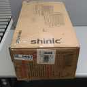 Shinic 2 Packs Electric Garage Heaters, 1500W/750W Ceiling Mounted Heater Radiant Heaters with Halogen Light, 90 Degree Rotation, 5 Mode Settings, Space Heater for Garage, Shop, Large Room and Patio